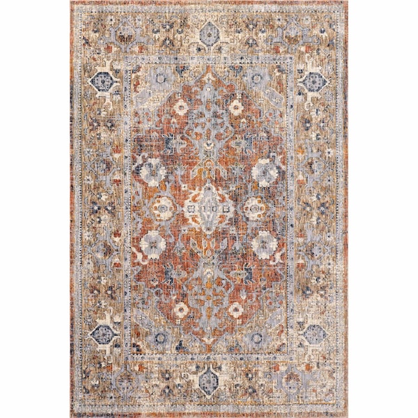 Brittany Persian Medallion Area Rug 6ft 7in X 9ft